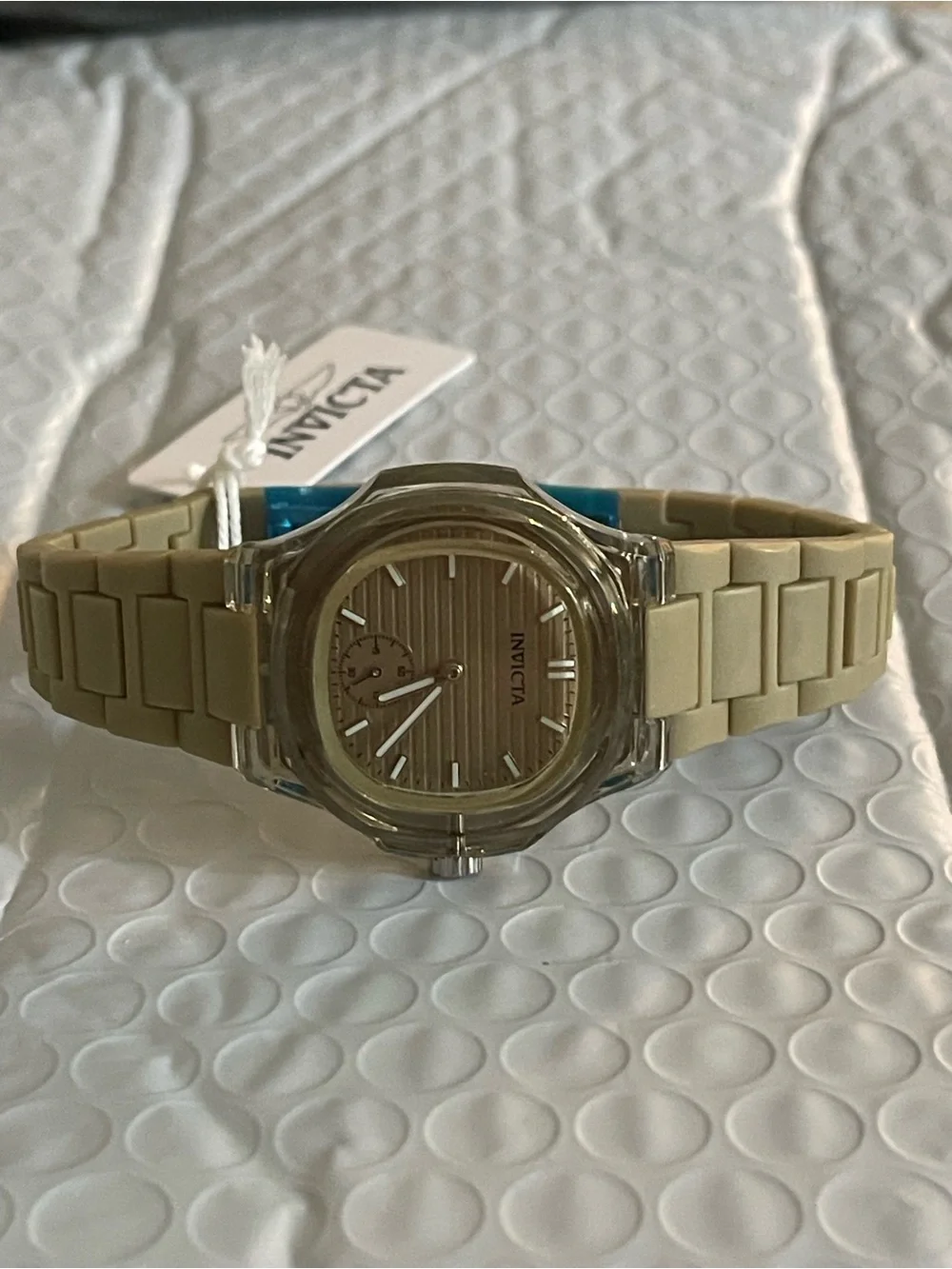Invicta Celestial Linura Women's Watch - 34.8mm, Khaki (70402) NEW